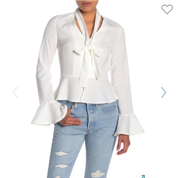 J.O.A. Tops - J.O.A.
Bell Sleeve Woven Top